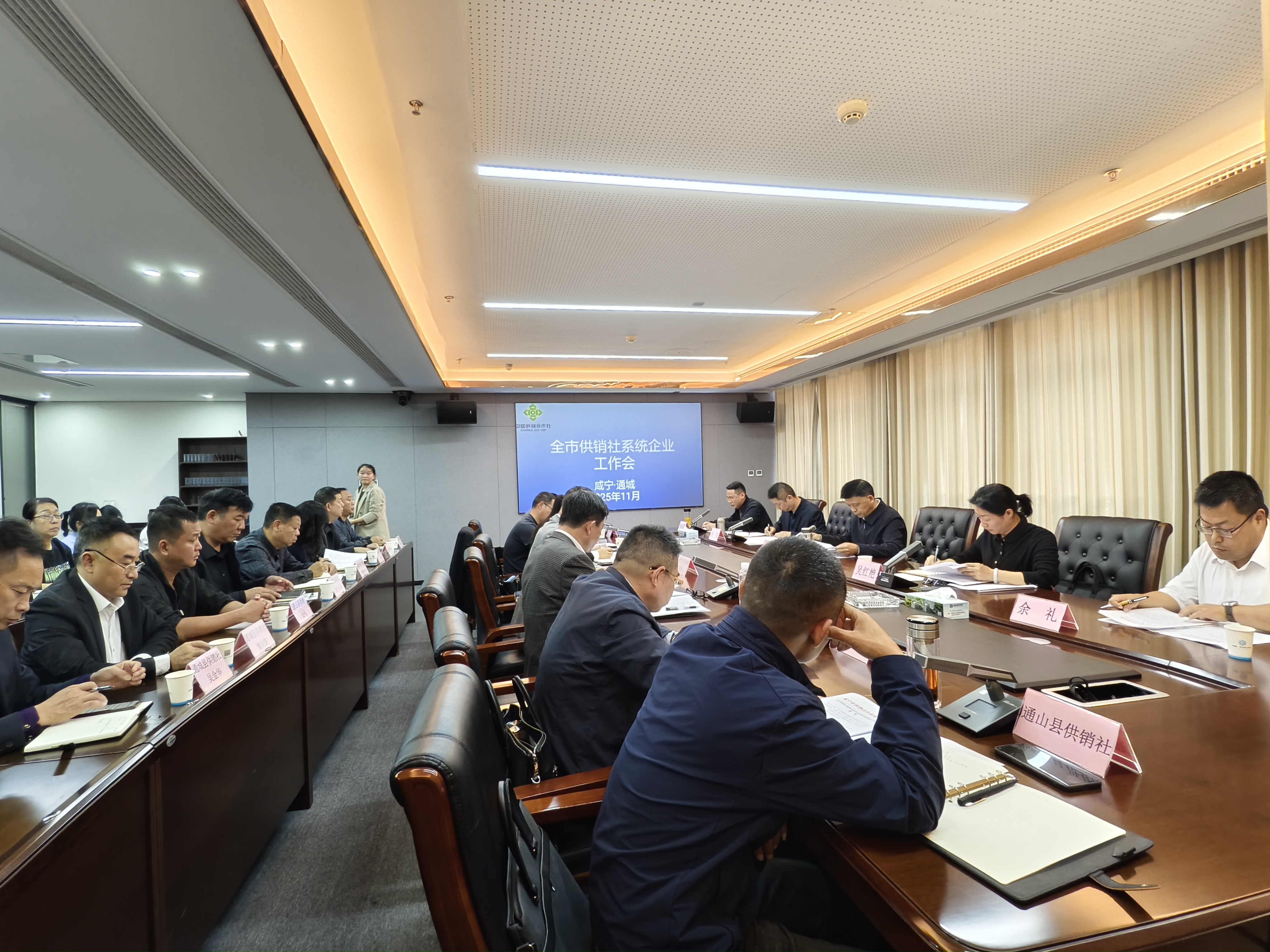 咸宁市供销社系统企业工作会议在通城召开